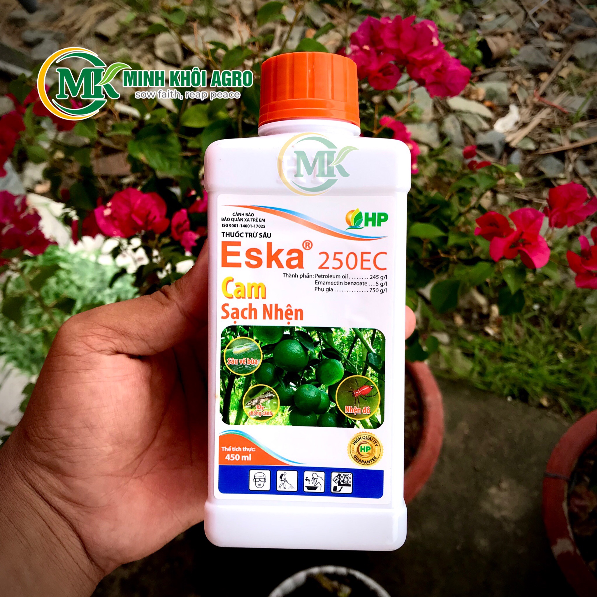 Thuốc trừ sâu nhện Eska 250EC - Chai 450ml